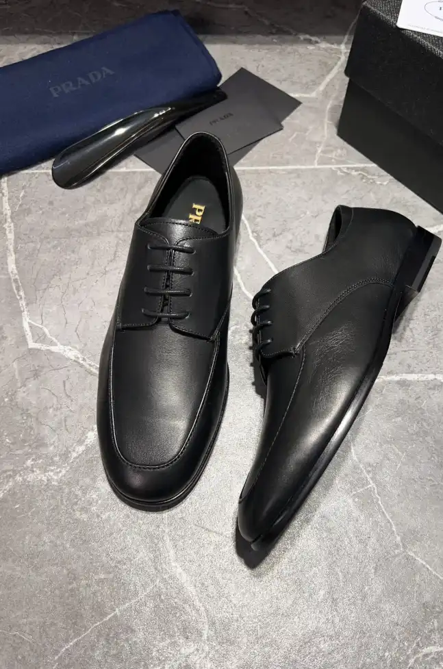 hype Prada Leather Shoes