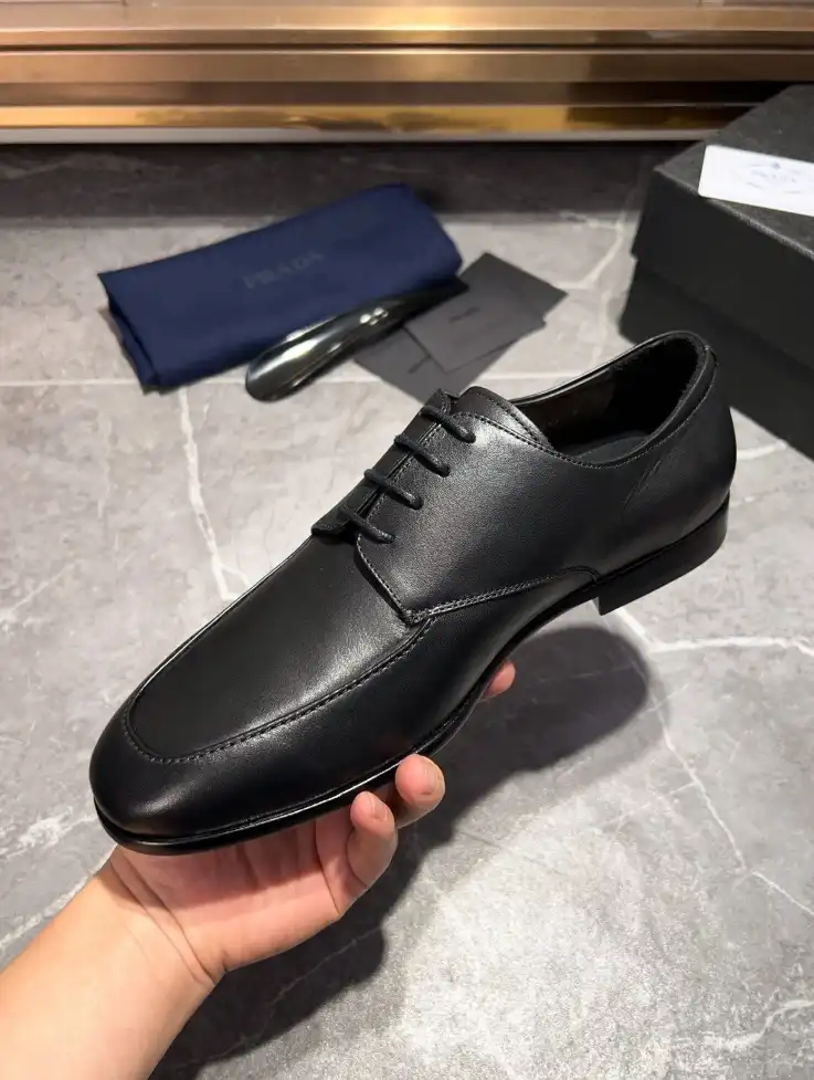 hype Prada Leather Shoes