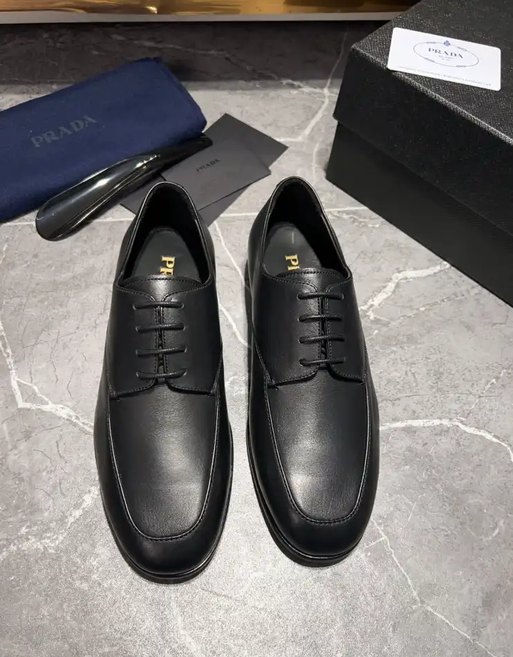 hype Prada Leather Shoes