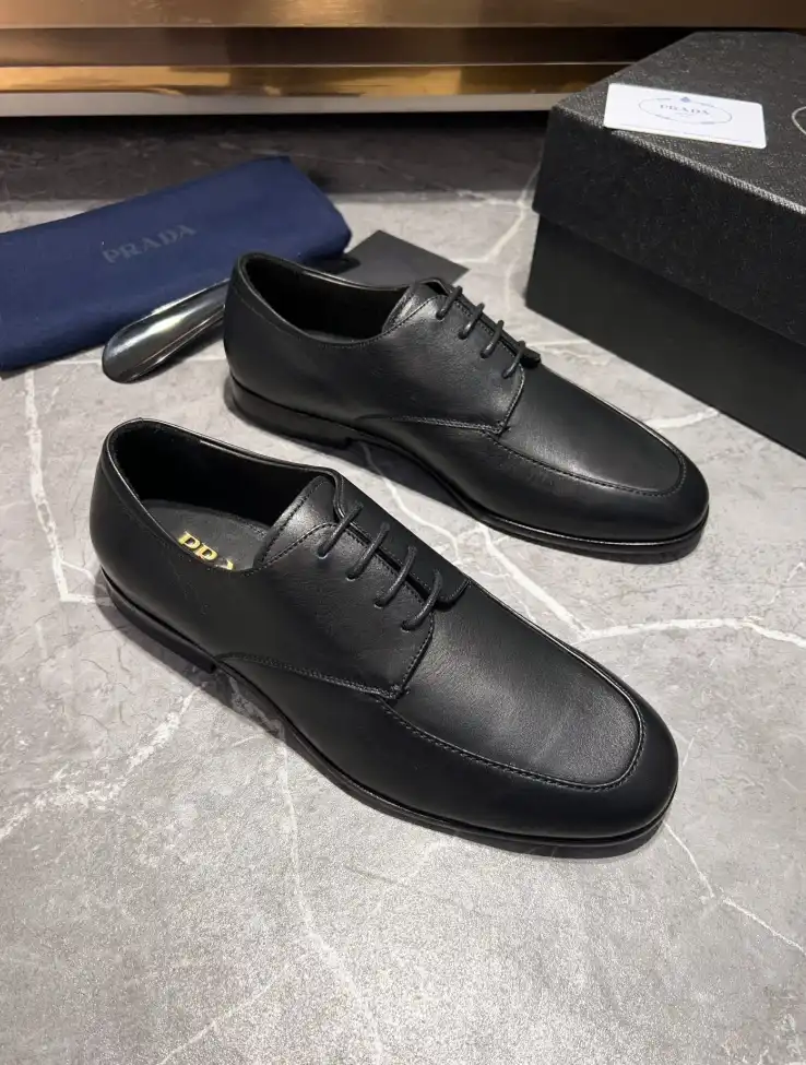 hype Prada Leather Shoes