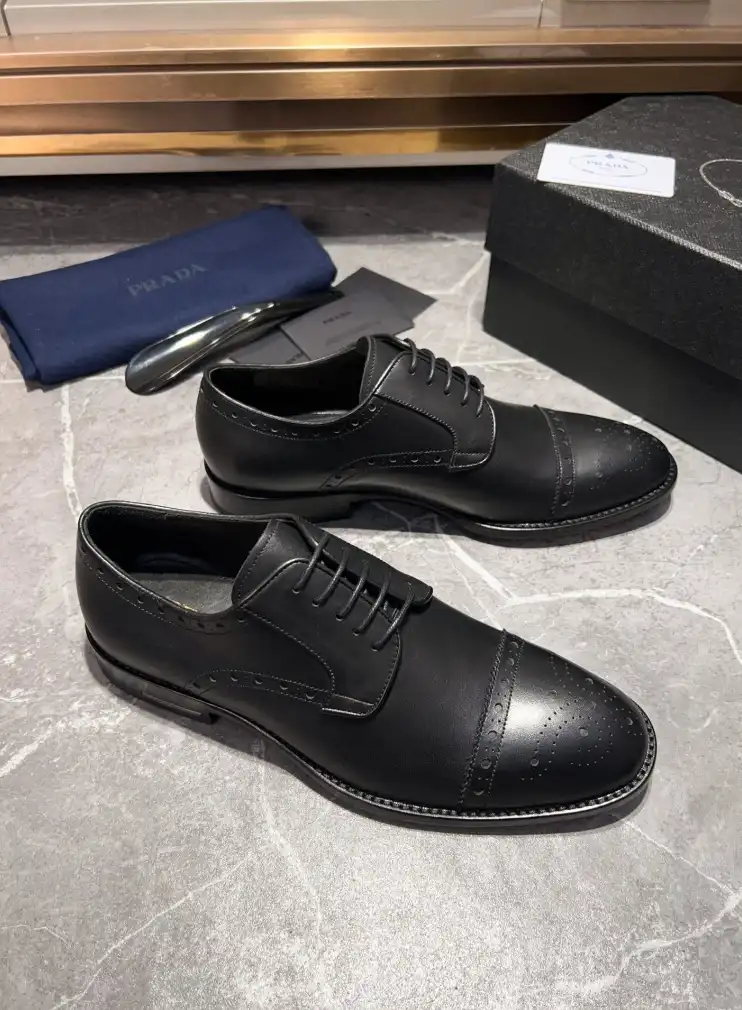 hype Prada Leather Shoes