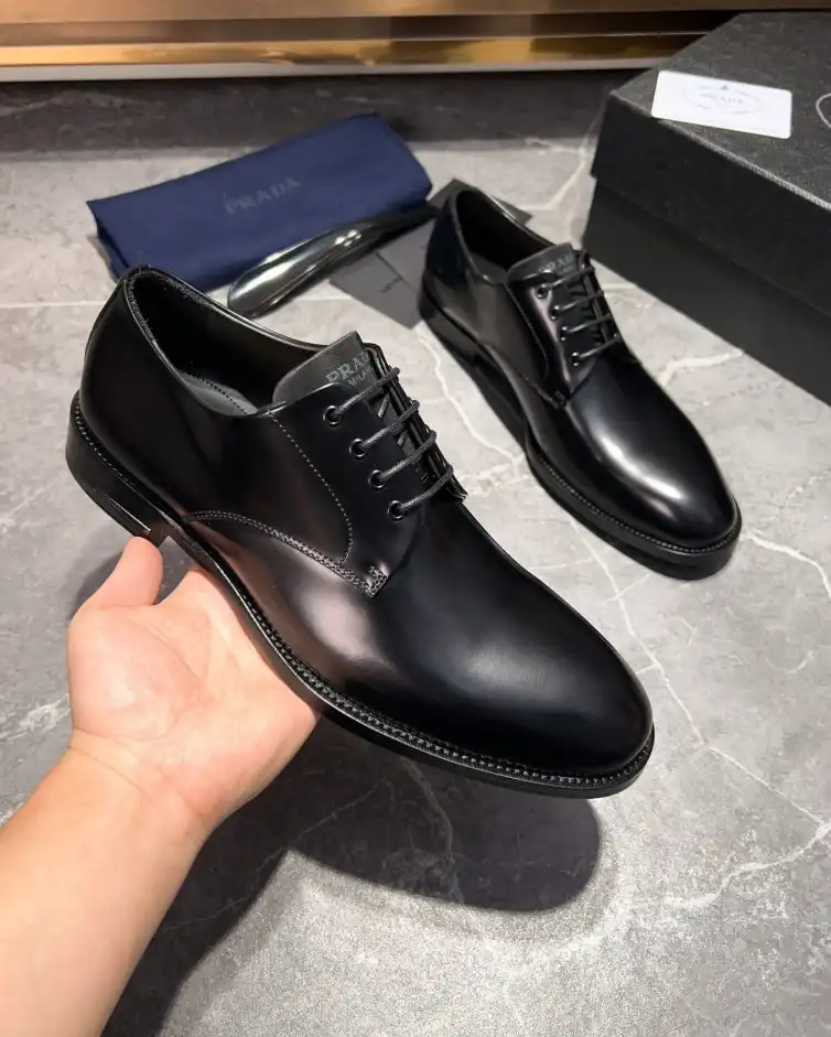 hype Prada Leather Shoes