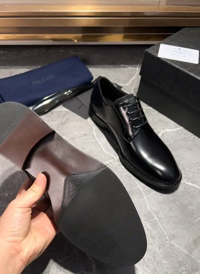 hype Prada Leather Shoes