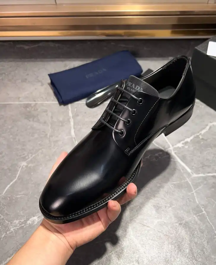 hype Prada Leather Shoes