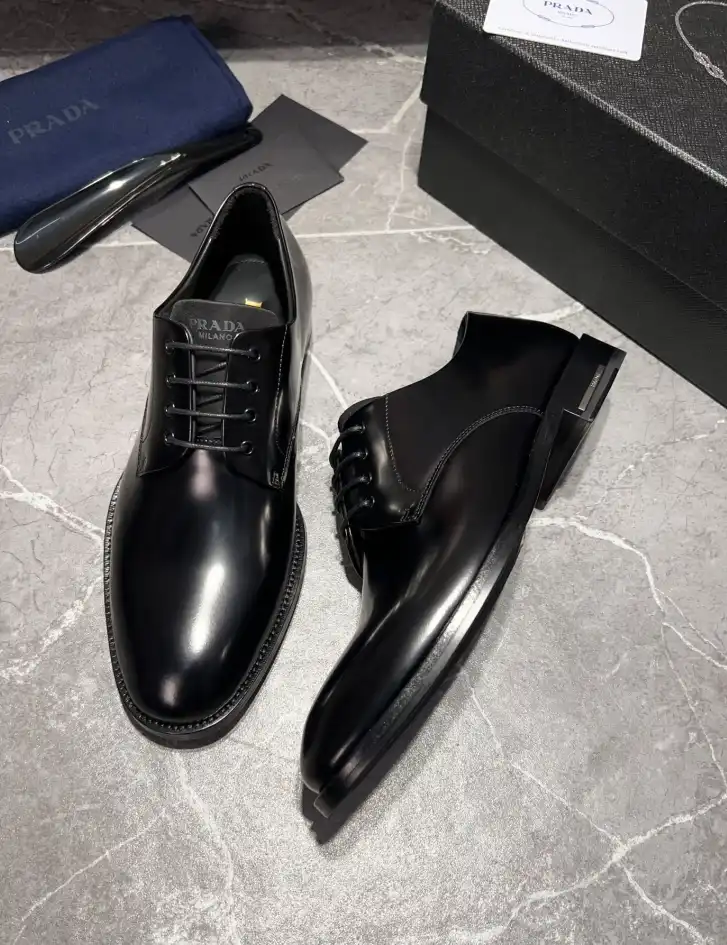 hype Prada Leather Shoes