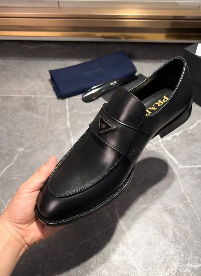 hype Prada Leather Shoes