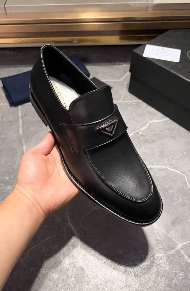 hype Prada Leather Shoes