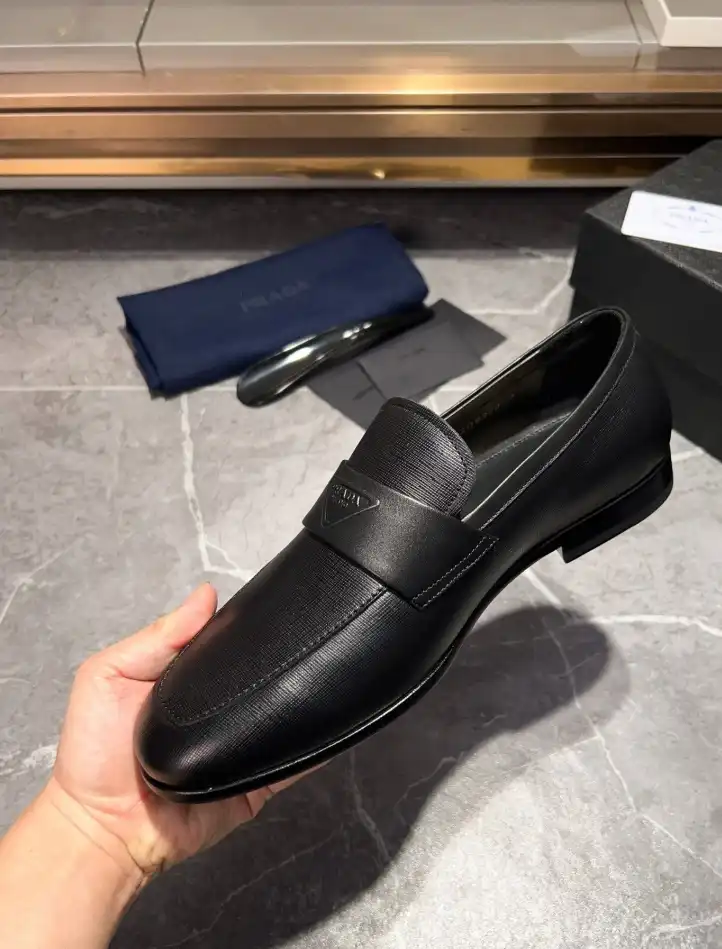 hype Prada Leather Shoes