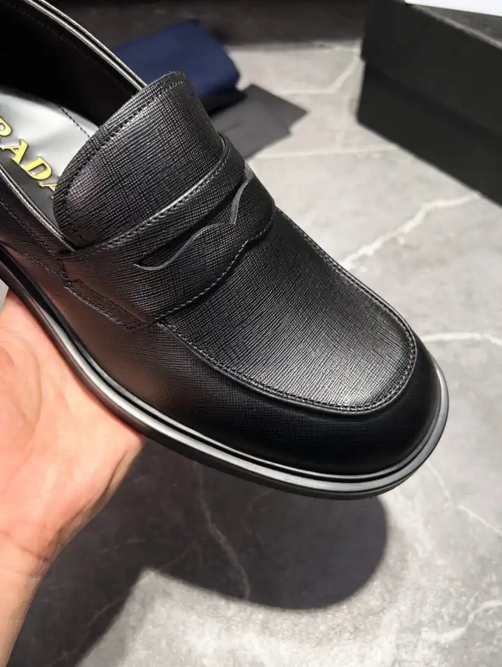 hype Prada Leather Shoes