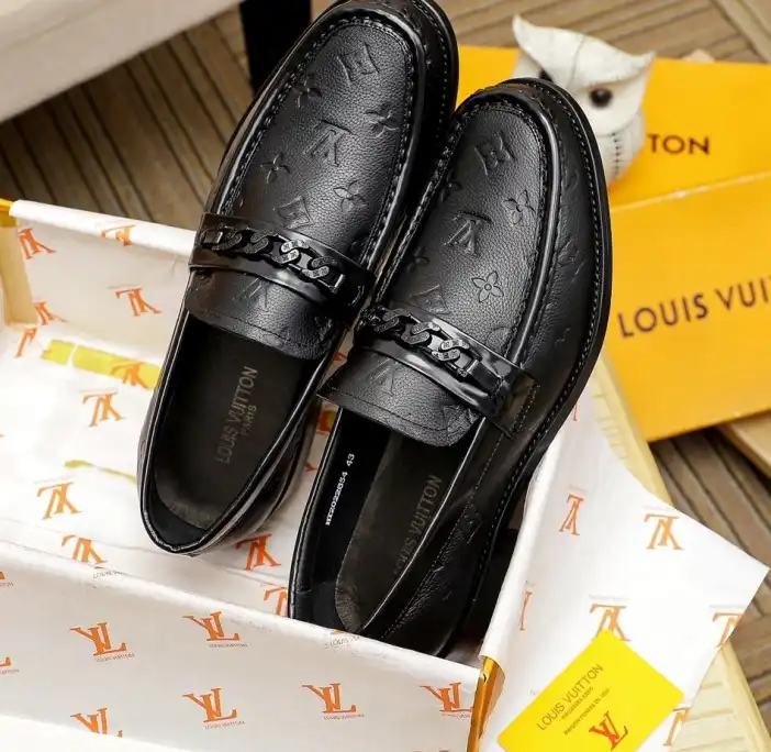 hype LV Leather Shoes