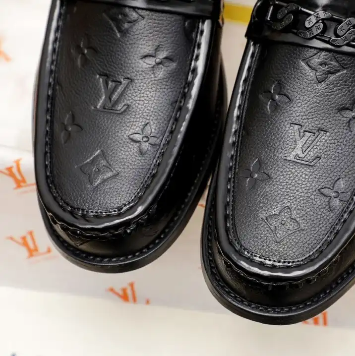 hype LV Leather Shoes