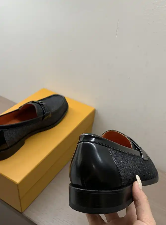 hype LV Leather Shoes