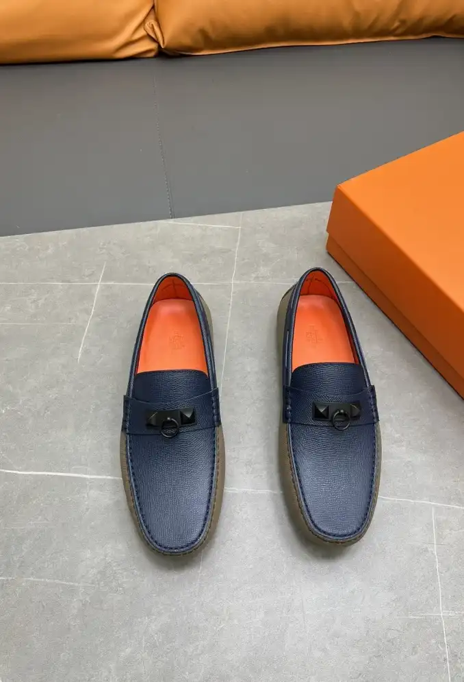 hype Hermes Leather Shoes