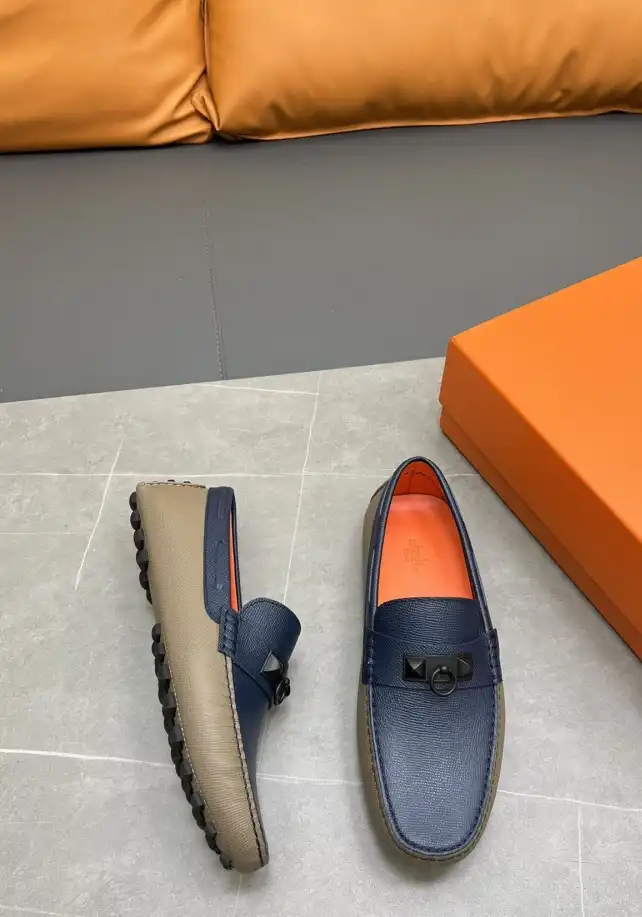 hype Hermes Leather Shoes