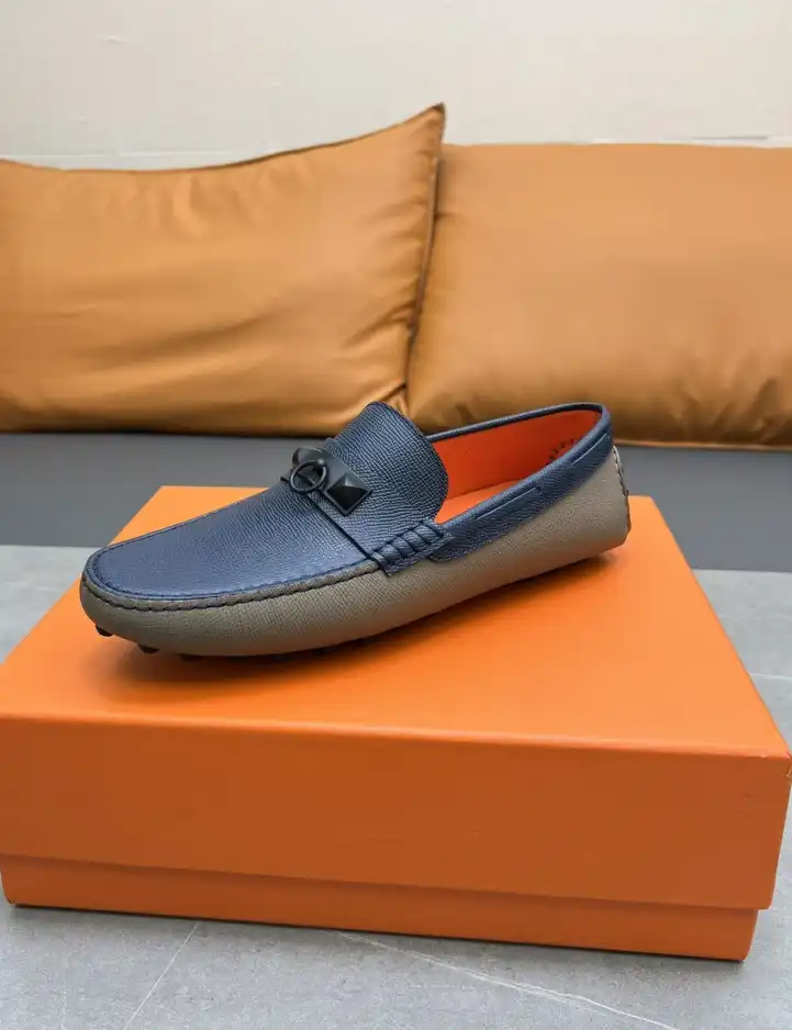 hype Hermes Leather Shoes