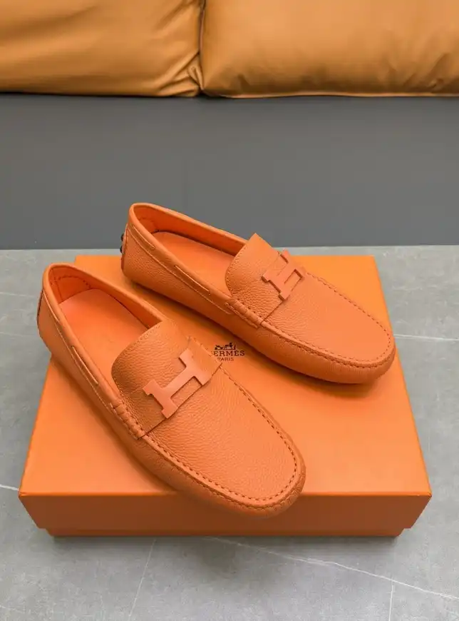 hype Hermes Leather Shoes