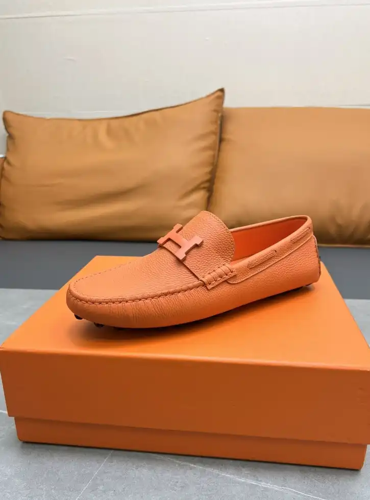 hype Hermes Leather Shoes