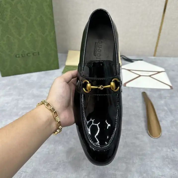 hype Gucci Leather Shoes