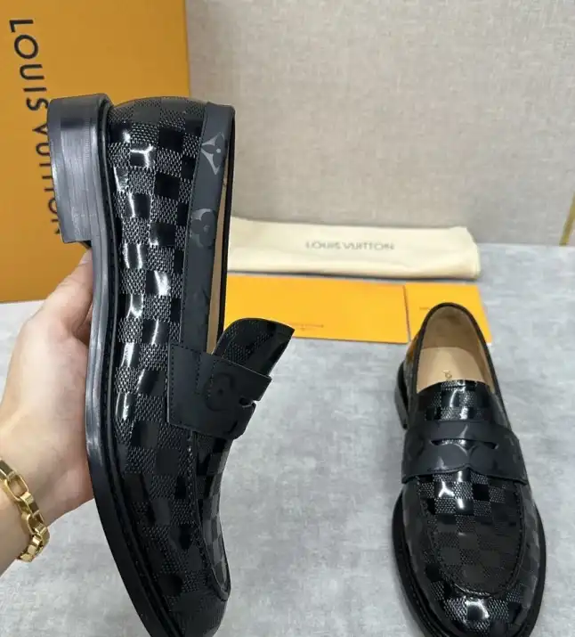 hype LV Leather Shoes