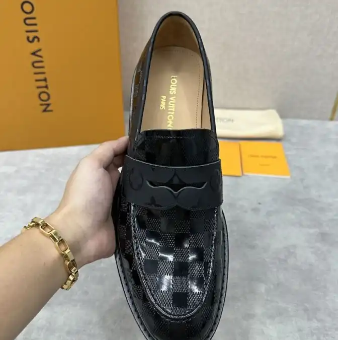 hype LV Leather Shoes