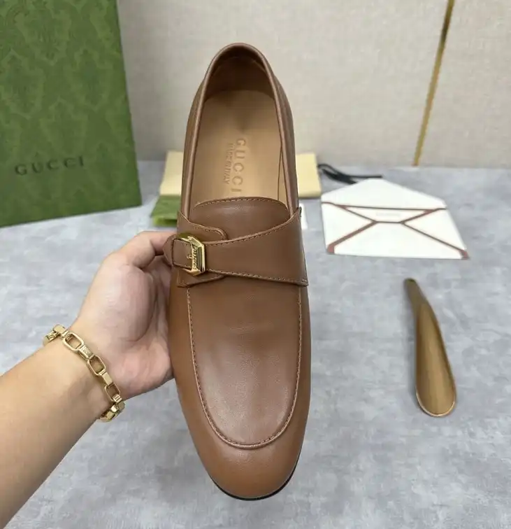 hype Gucci Leather Shoes