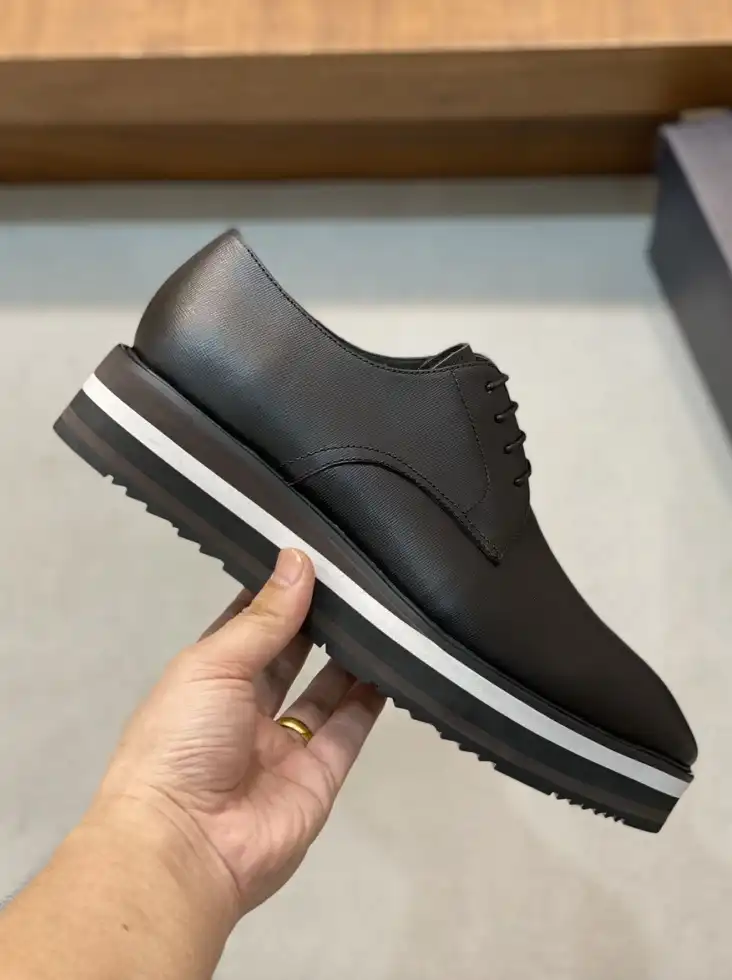 hype Prada Leather Shoes