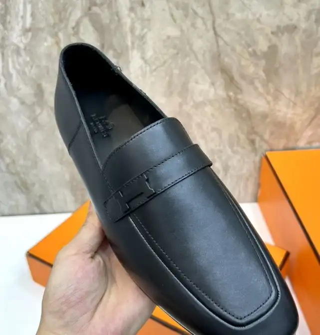 hype Hermes Leather Shoes