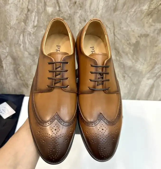 hype Prada Leather Shoes