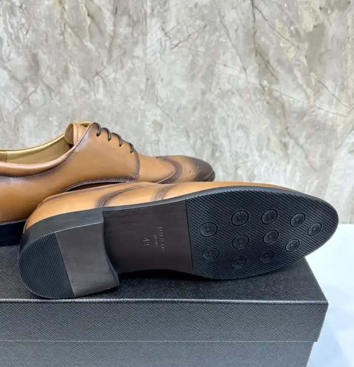 hype Prada Leather Shoes