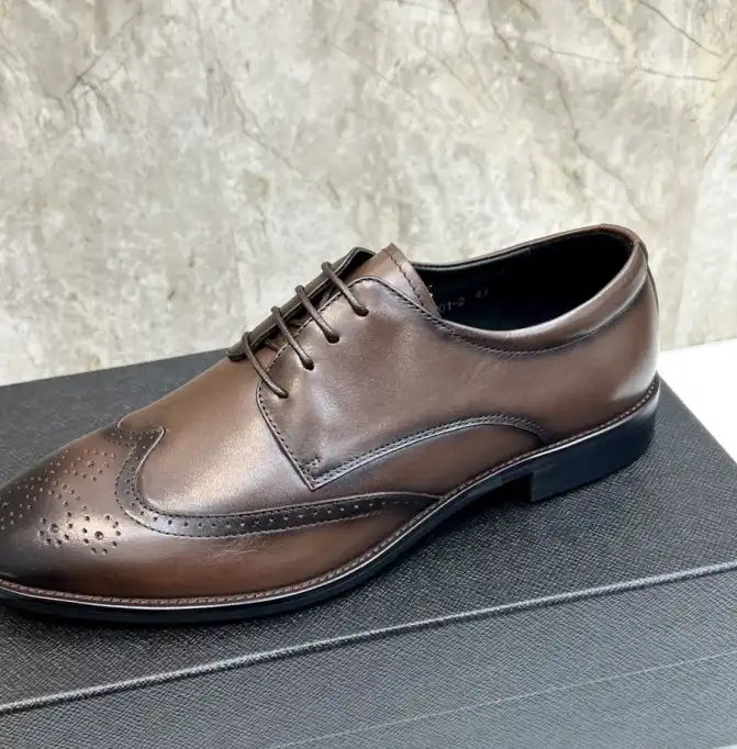 hype Prada Leather Shoes