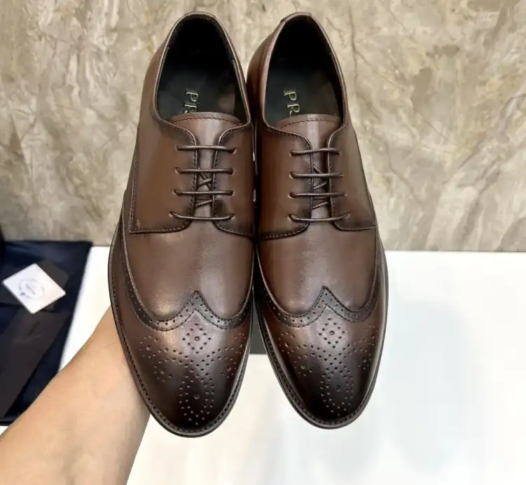 hype Prada Leather Shoes