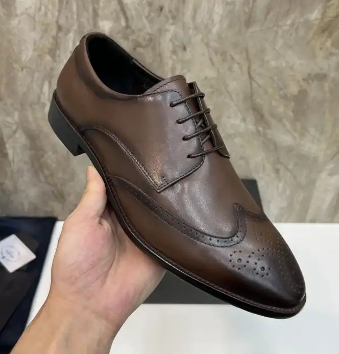 hype Prada Leather Shoes