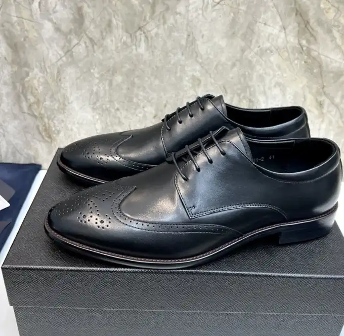 hype Prada Leather Shoes