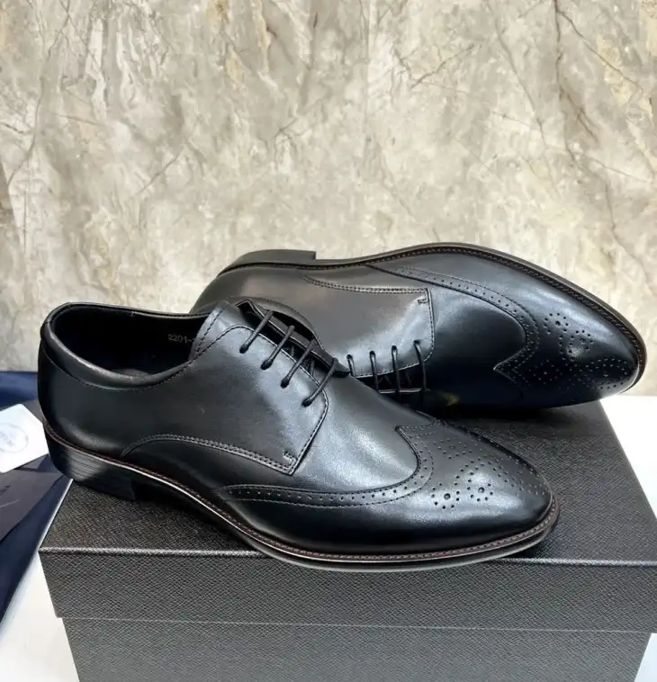 hype Prada Leather Shoes