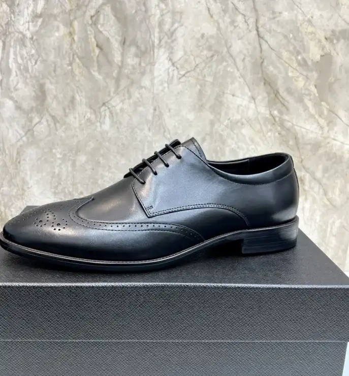 hype Prada Leather Shoes