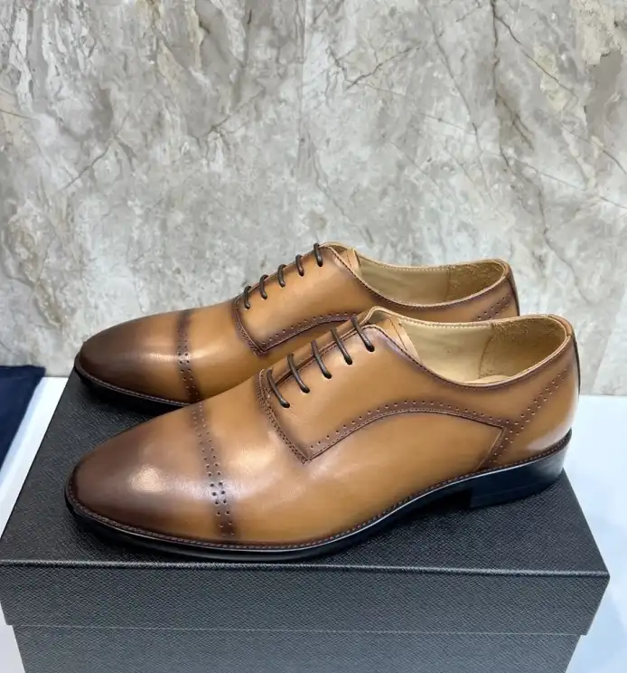 hype Prada Leather Shoes