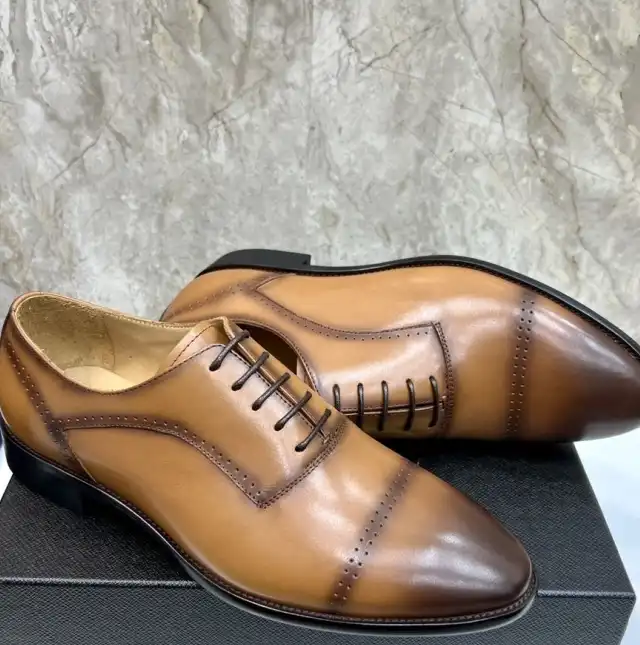 hype Prada Leather Shoes