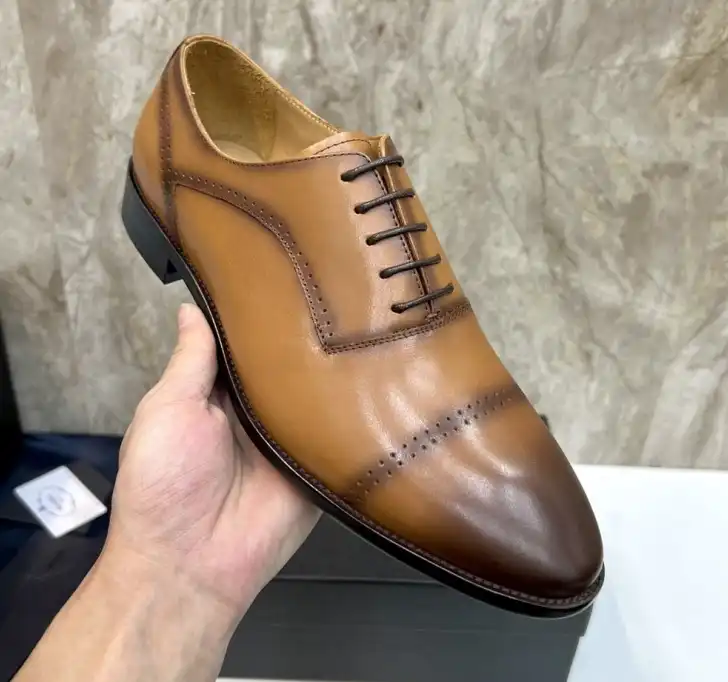 hype Prada Leather Shoes