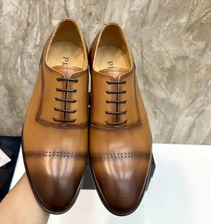 hype Prada Leather Shoes