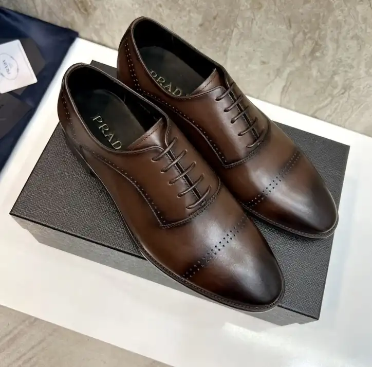 hype Prada Leather Shoes