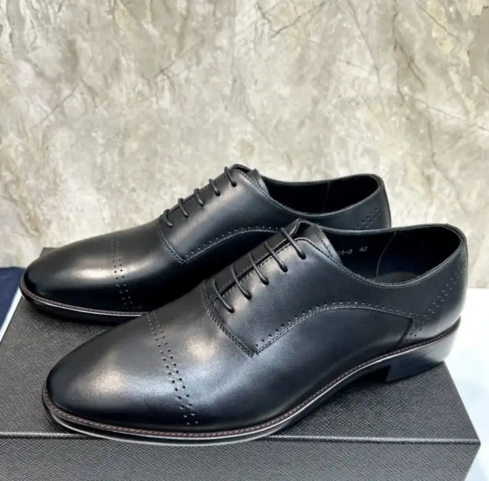 hype Prada Leather Shoes