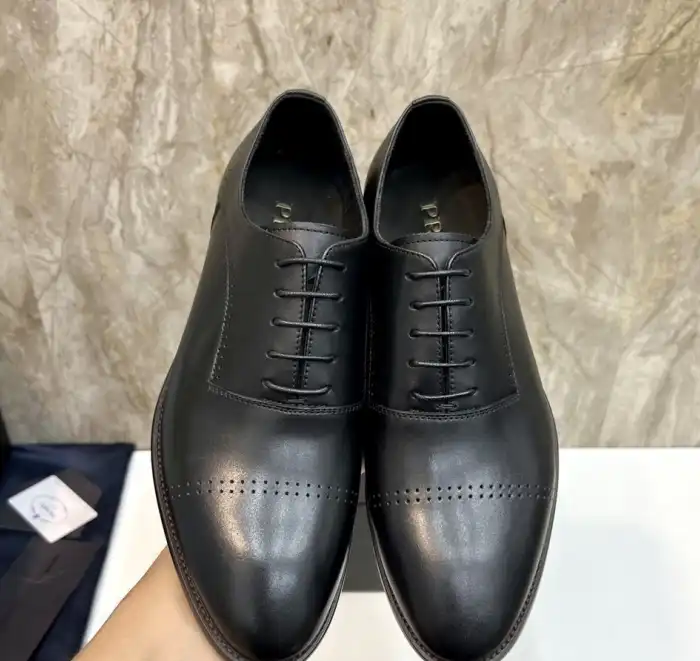 hype Prada Leather Shoes