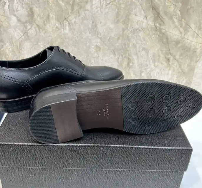 hype Prada Leather Shoes