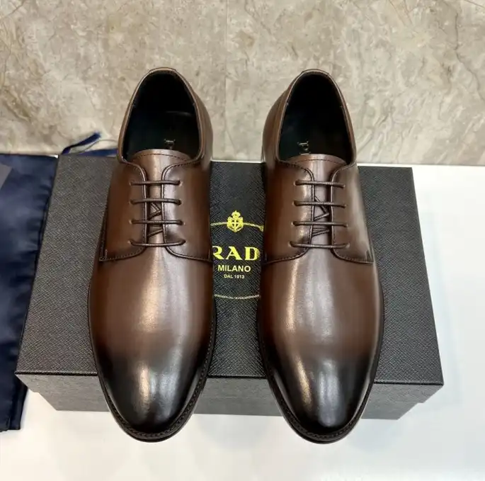 hype Prada Leather Shoes