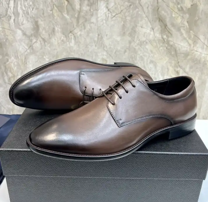 hype Prada Leather Shoes