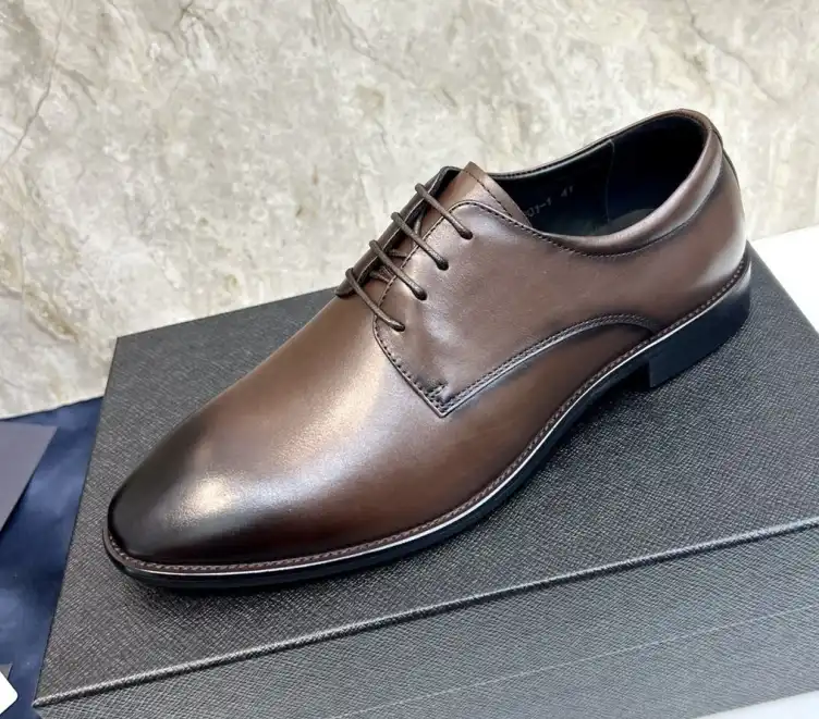 hype Prada Leather Shoes