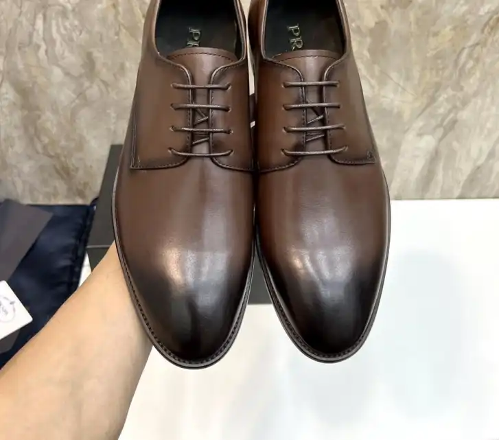 hype Prada Leather Shoes