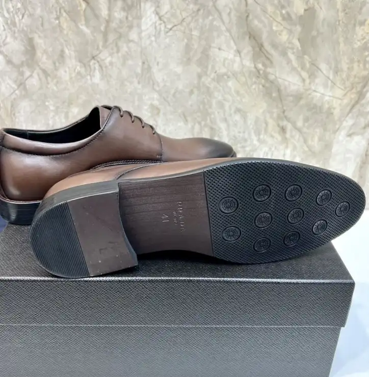 hype Prada Leather Shoes