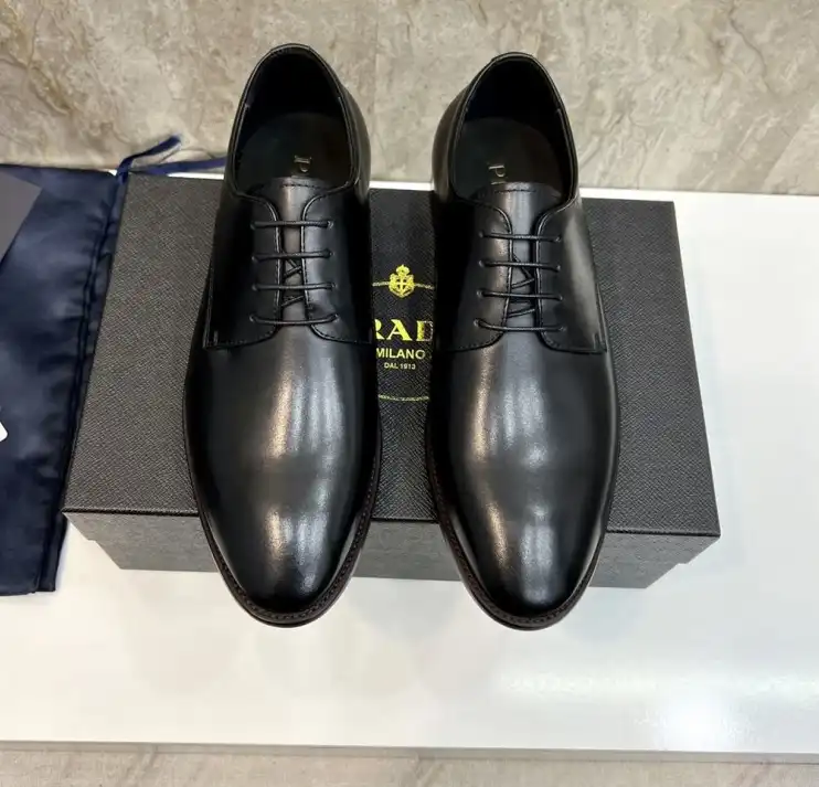 hype Prada Leather Shoes