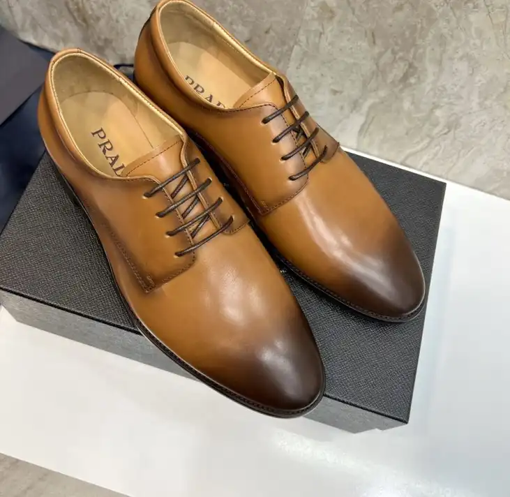 hype Prada Leather Shoes